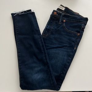 Madewell 9” high rise skinny jeans